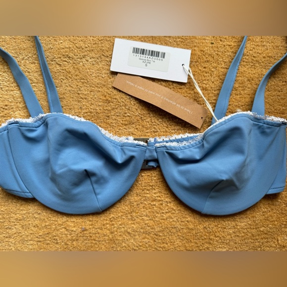 NWT Reformation Maldives Bikini Top Azure - Picture 9 of 14